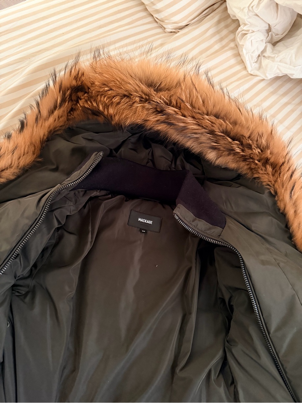 Mackage Olive Green Adali Coat - Picture 4 of 9